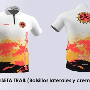Camiseta manga corta trail pro unisex